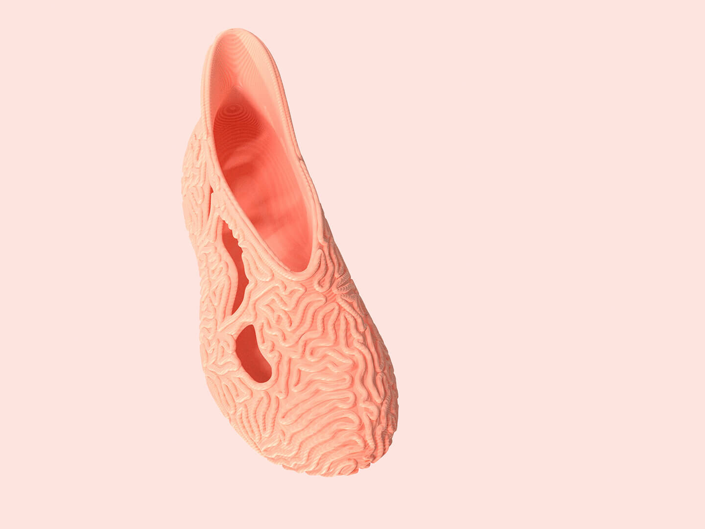 皮鞋設(shè)計(jì)師貝順平的珊瑚跑鞋。